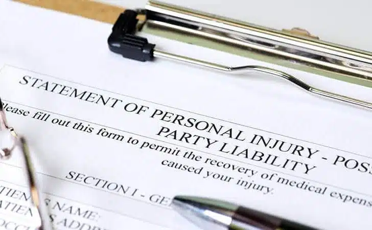 personal injury claim