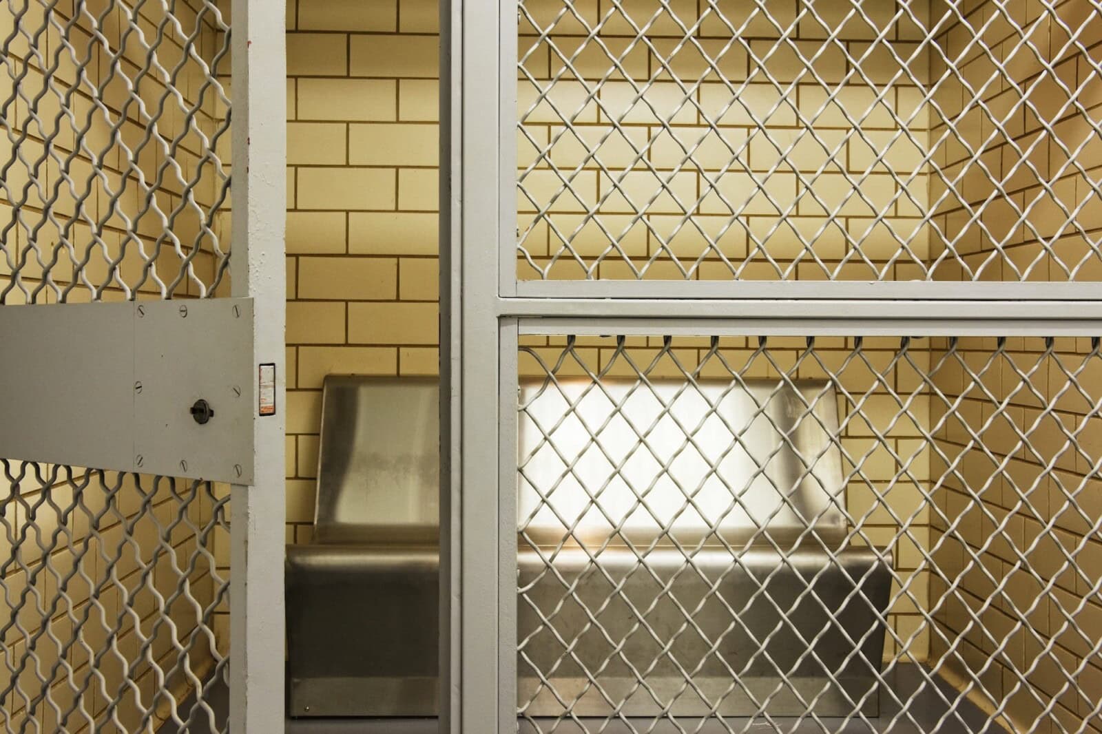 Empty Jail Holding Cell