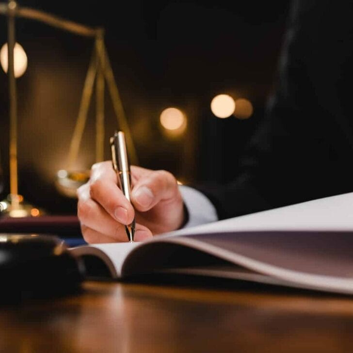 law and authority lawyer concept, judgment gavel hammer in court courtroom for crime judgement