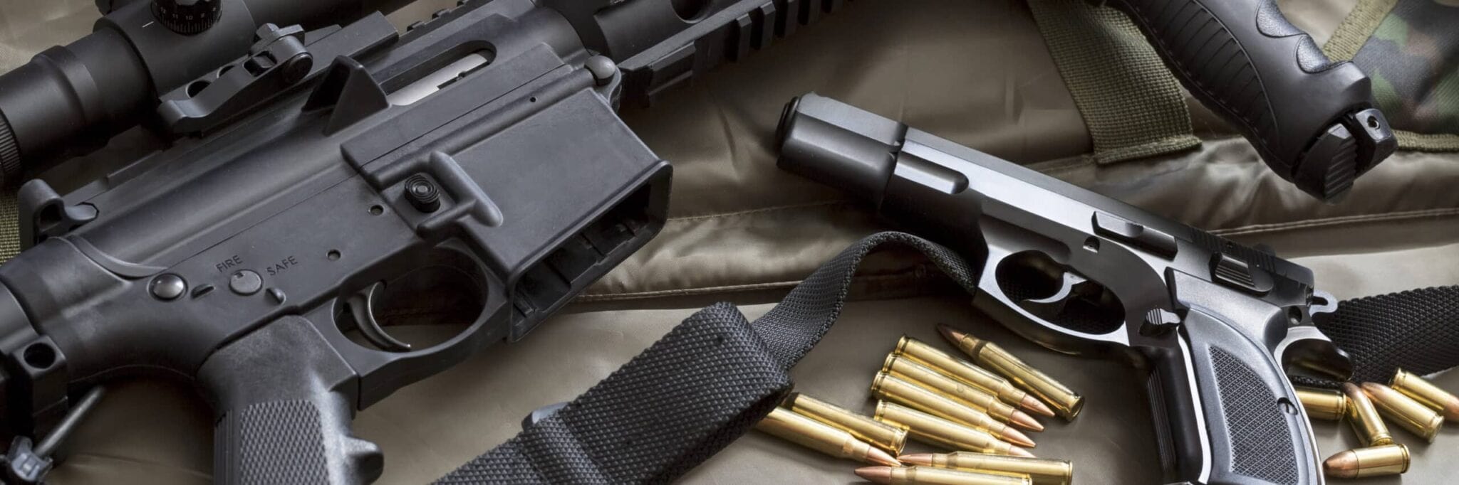 Handgun with rifle