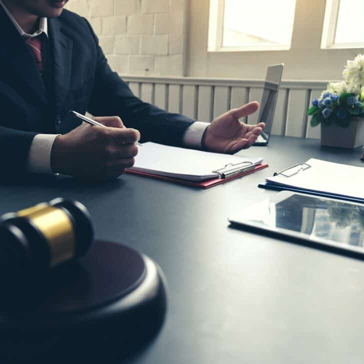Business lawyer team. Working together of lawyer in the meeting.