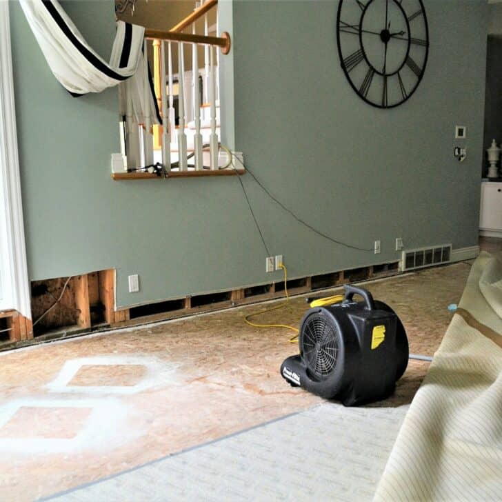 water leak home property damage repair
