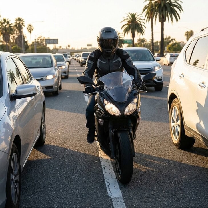 How Comparative Fault Impacts Claims Involving Lane Splitting