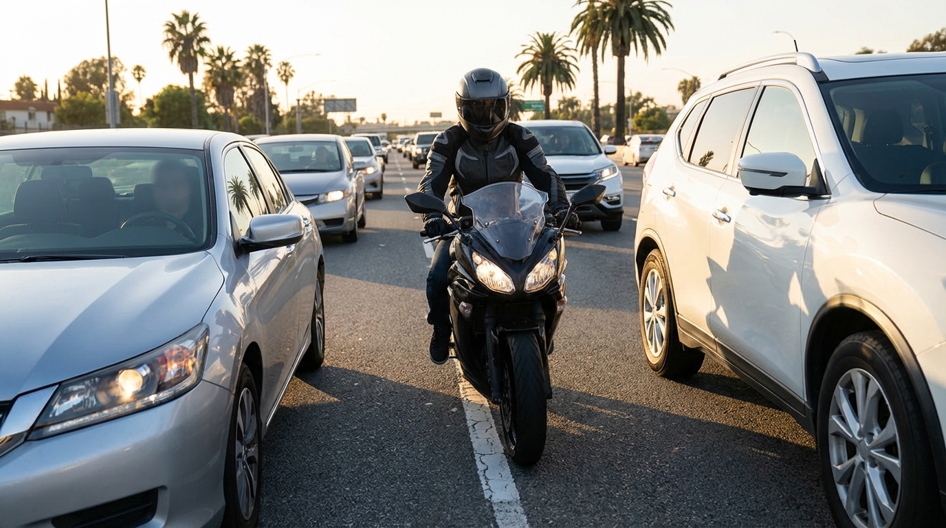 How Comparative Fault Impacts Claims Involving Lane Splitting