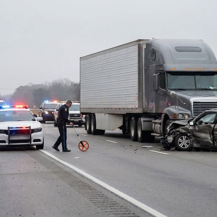 countering blind spot defense in truck accident lawsuit