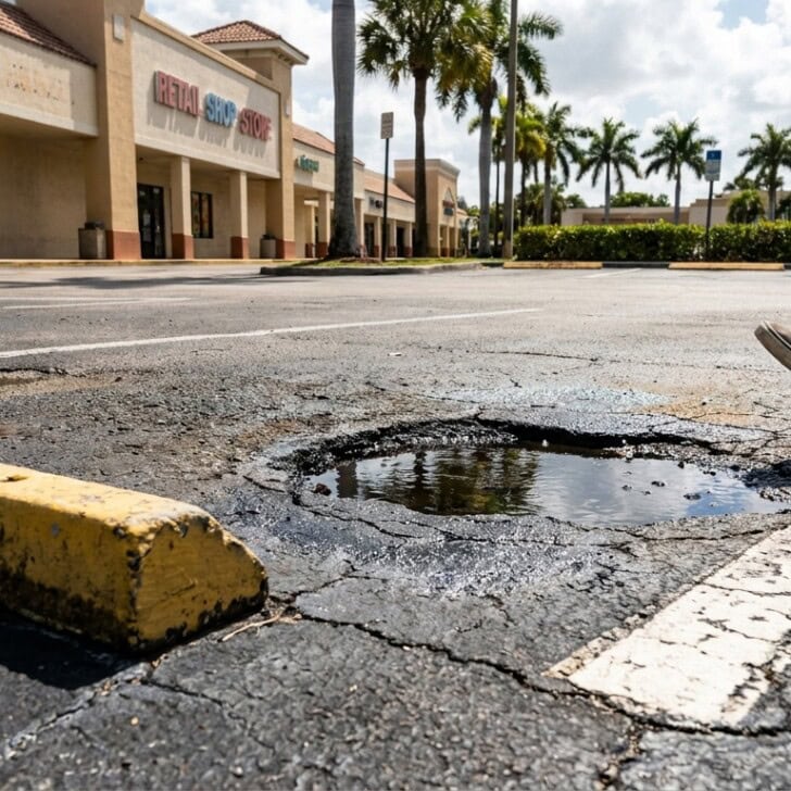 florida parking lot slip and fall liability