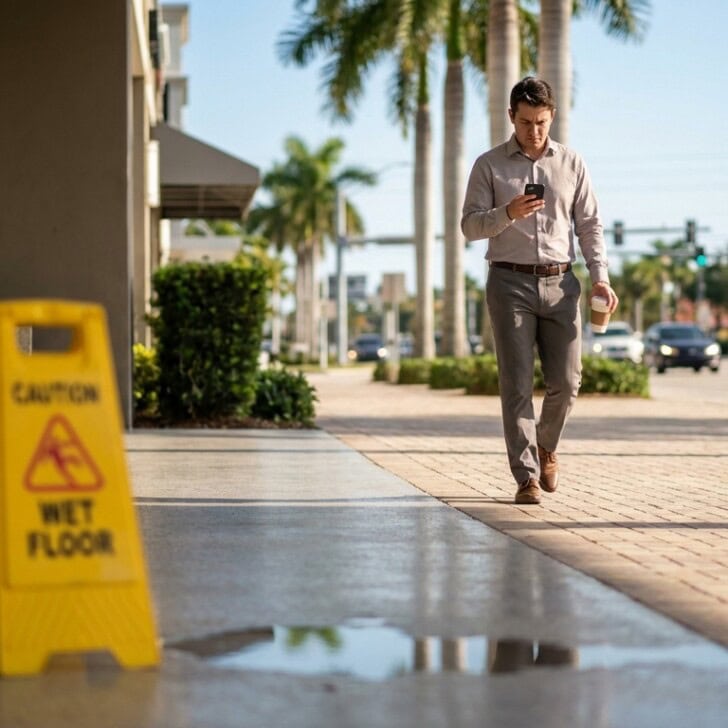 Can You Recover Damages if You Were Distracted by Your Phone During a Fall